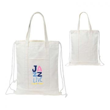 rPET Canvas Drawstring Backpack